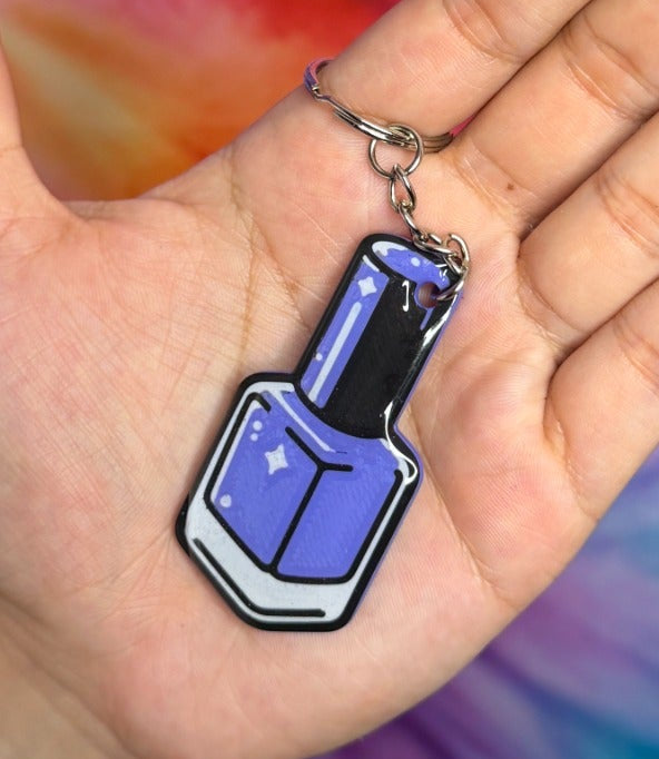 Violet Nail Polish Bottle NFC